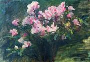 Charles-Amable Lenoir Study of Azaleas china oil painting artist